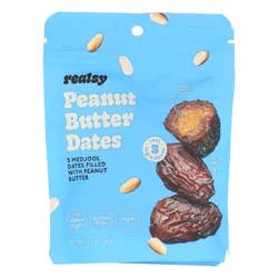 Realsy Peanut Butter Dates 3 Each