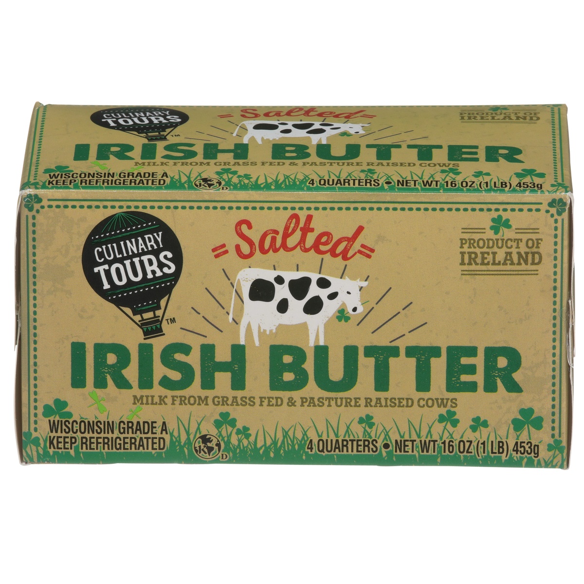 slide 1 of 1, Culinary Tours Salted Irish Butter, 16 oz