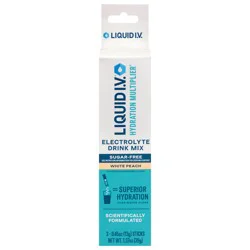 Liquid I.V. Hydration Multiplier - Sugar Free Electrolyte Drink Mix White Peach