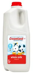 Creamland Whole Milk with Vitamin D - 1 Half Gallon