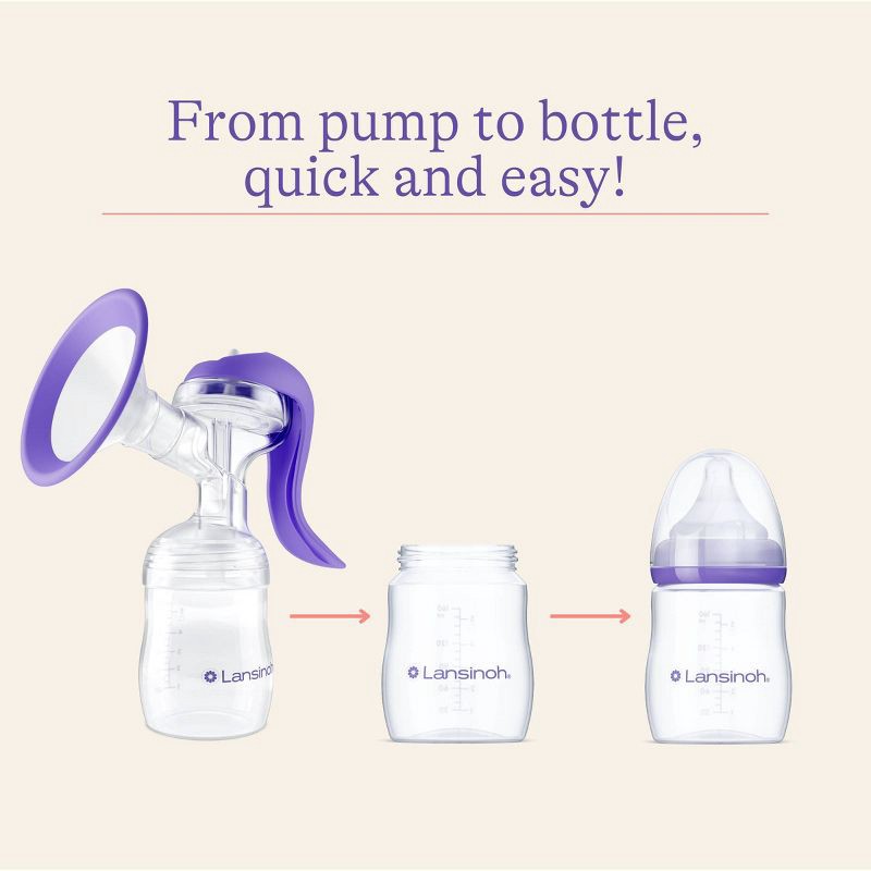 slide 6 of 11, Lansinoh Manual Breast Pump, 1 ct