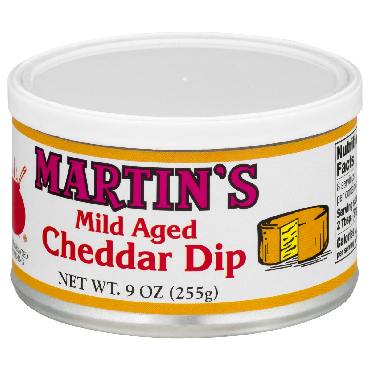 slide 11 of 12, Martin's Mild Aged Cheddar Dip 9 oz, 9 oz