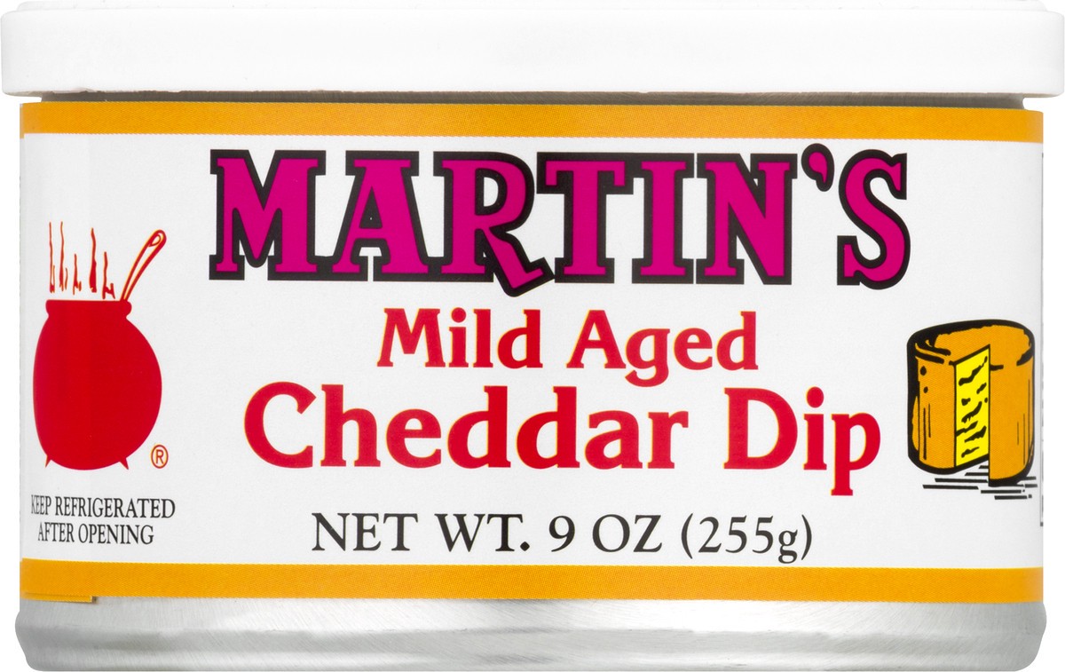 slide 2 of 12, Martin's Mild Aged Cheddar Dip 9 oz, 9 oz