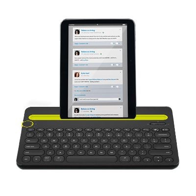 slide 6 of 10, Logitech Bluetooth Multi-Device Keyboard - Black, 1 ct