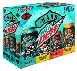 Mountain Dew Hard Mountain Dew Baja Blast Variety Pack, 5% ABV .) - 12 ct