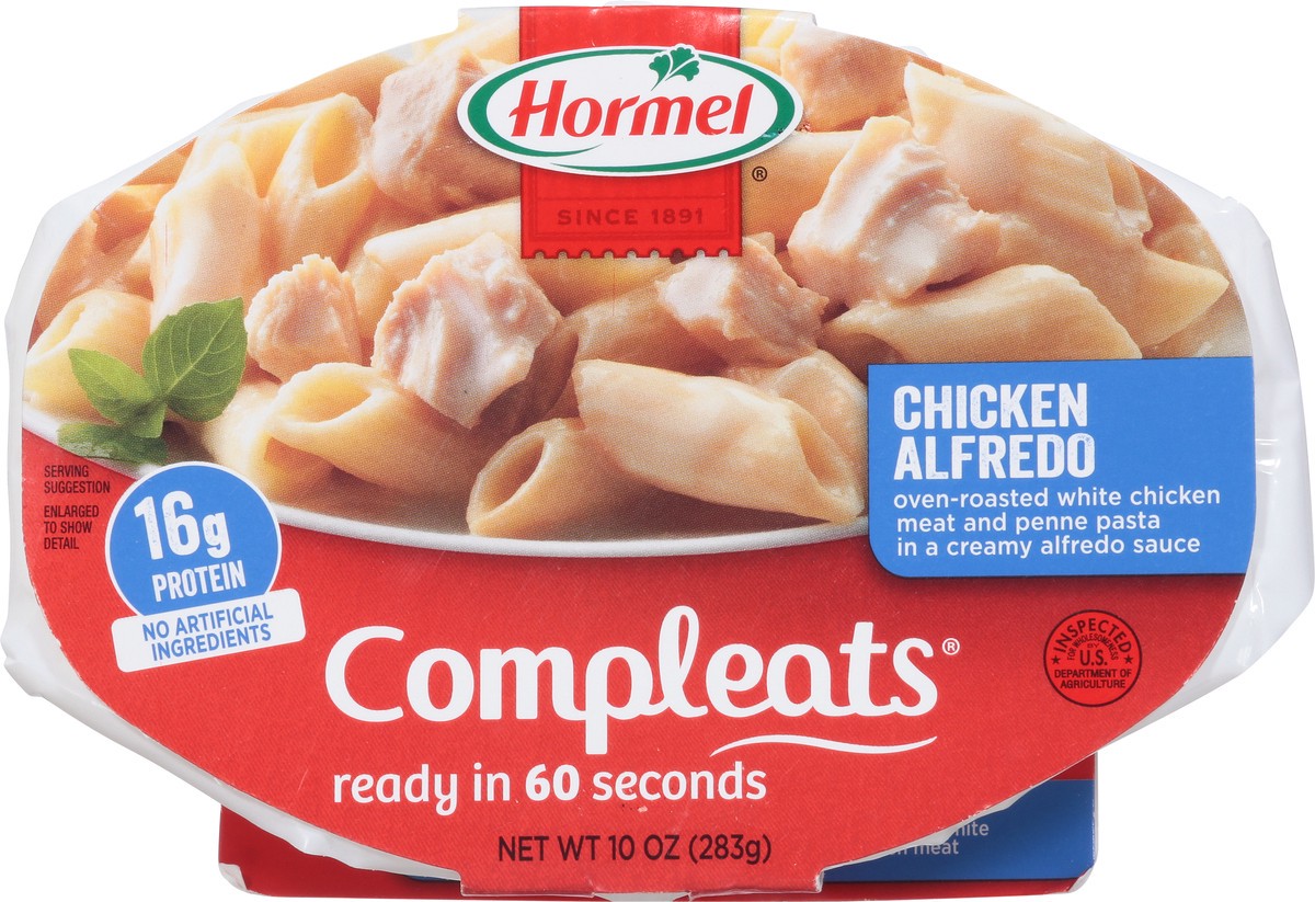 slide 2 of 15, Hormel Compleats Chicken Alfredo 10 oz, 10 oz