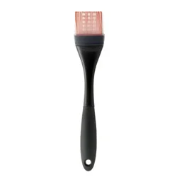 OXO Silicone Basting Brush: Black Cooking & Pastry Tool, Dishwasher-Safe, 10.7" Length, Silicone Bristles