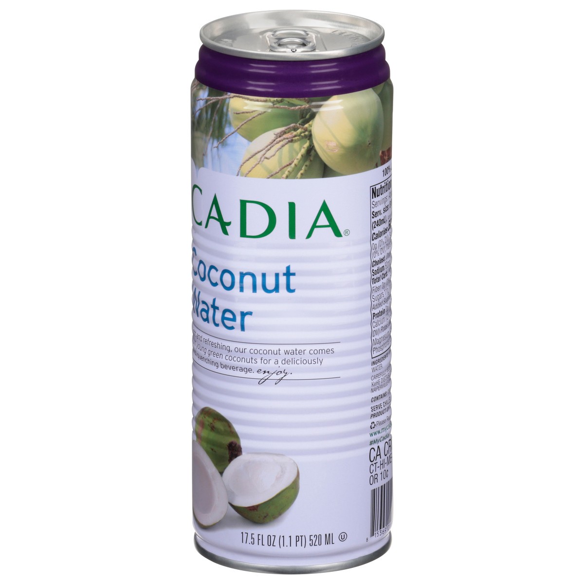 slide 9 of 14, Cadia Coconut Water, 520 ml