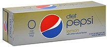 slide 1 of 1, Pepsi Cola Lemon Diet, 12 ct; 12 fl oz