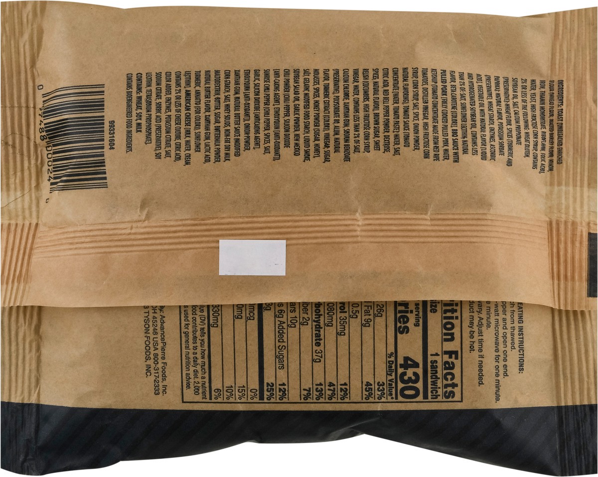 slide 2 of 14, Pierre Toasted Sweet BBQ Pulled Pork Melt Sandwich 5.04 oz, 5.04 oz