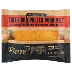 Pierre Toasted Sweet BBQ Pulled Pork Melt Sandwich 5.04 oz
