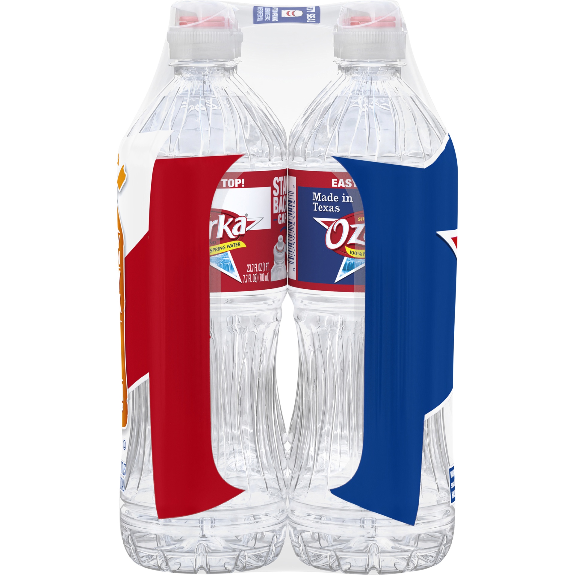 Ozarka Brand 100 Natural Spring Water Sport Cap Bottles 6 ct; 23.7 fl