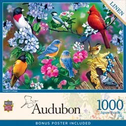 Masterpieces Audubon - Songbird Collage 1000 Piece Puzzle