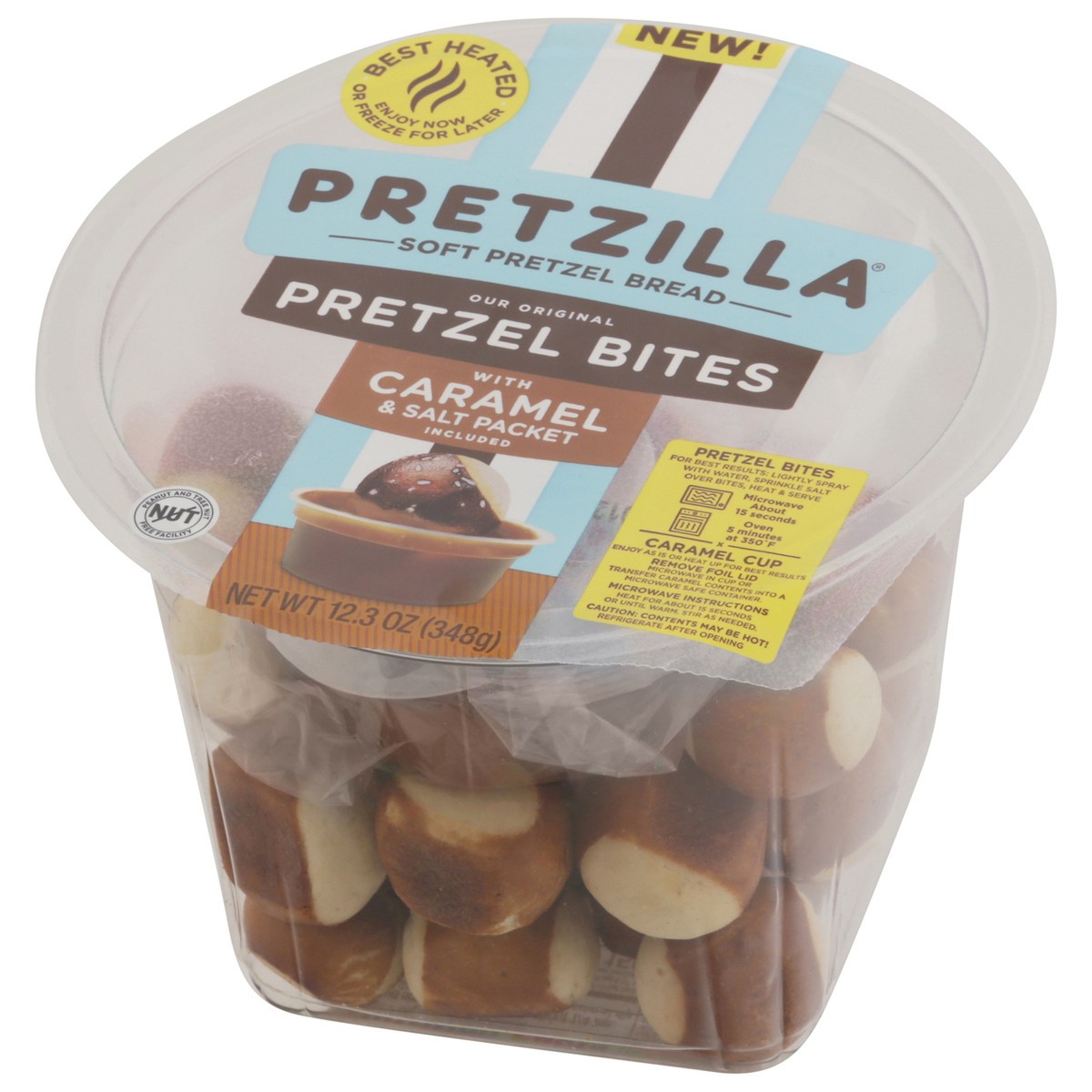 slide 6 of 14, Pretzilla Pretzel Bites with Caramel & Salt Packet 12.3 oz, 12.3 oz