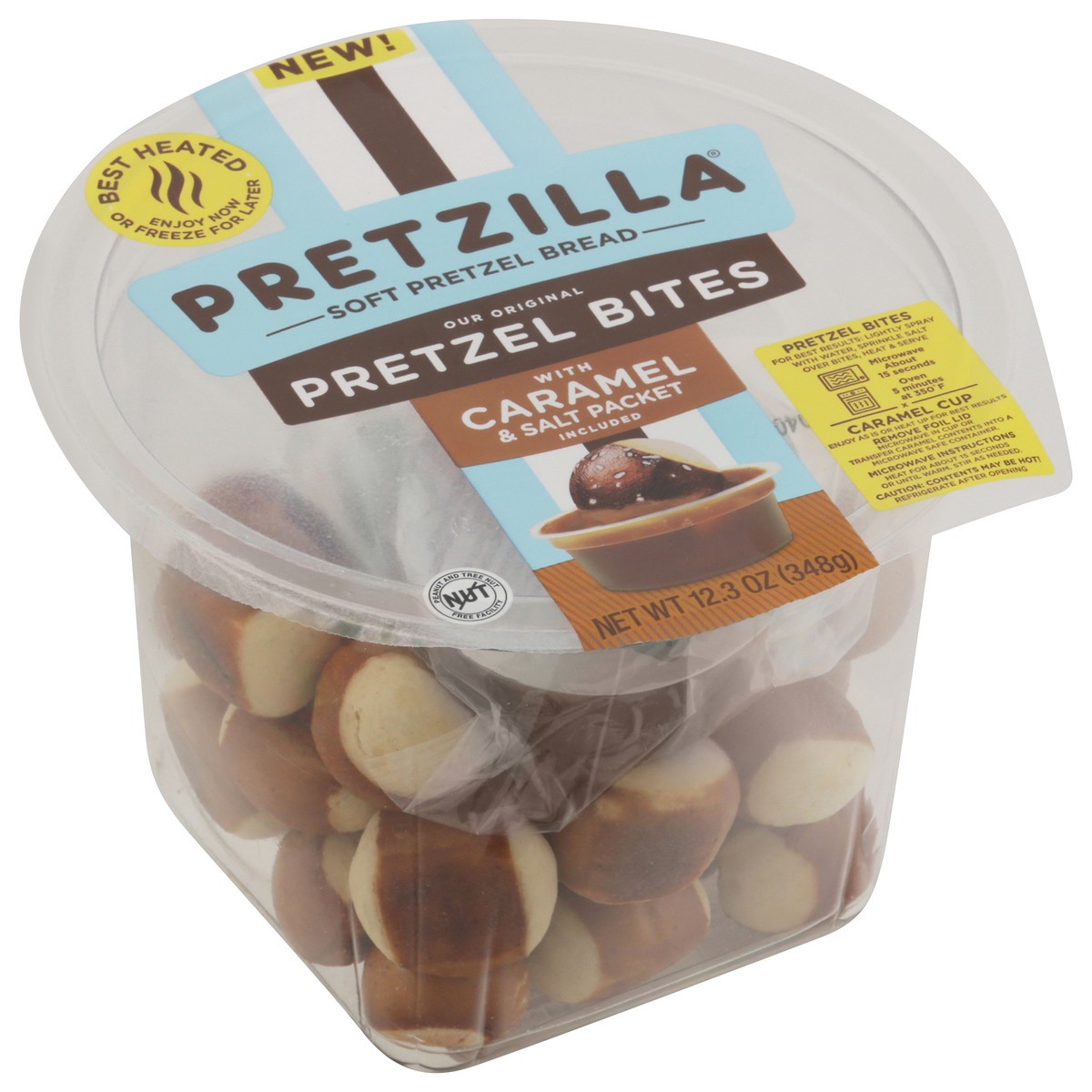 slide 9 of 14, Pretzilla Pretzel Bites with Caramel & Salt Packet 12.3 oz, 12.3 oz