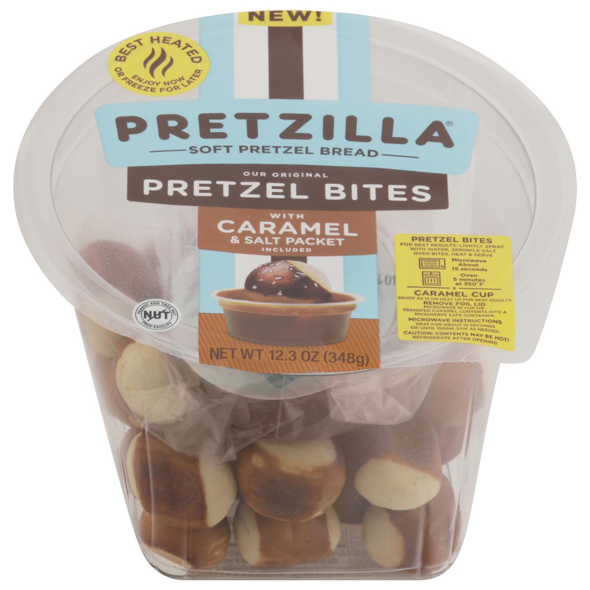 slide 10 of 14, Pretzilla Pretzel Bites with Caramel & Salt Packet 12.3 oz, 12.3 oz