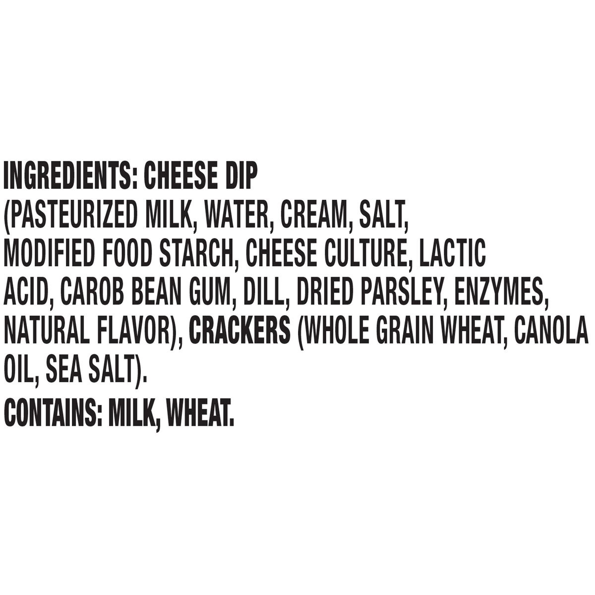 slide 3 of 8, Cracker Barrel Garlic Herb Jack Cheese Dip And Crackers, 2.75 oz