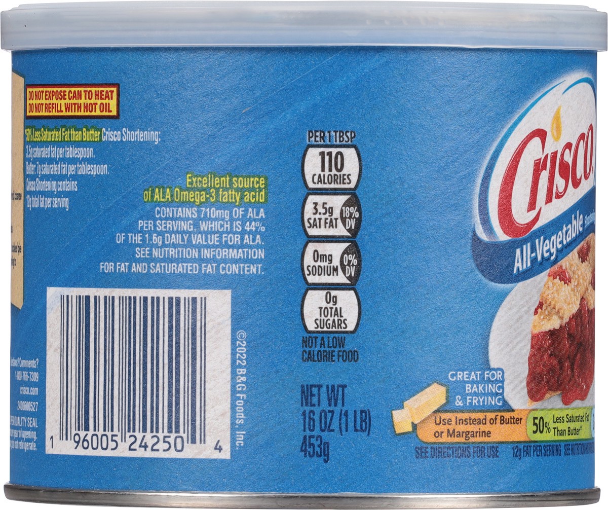 slide 3 of 14, Crisco All-Vegetable Shortening, Gluten-Free, 16 oz, 16 oz