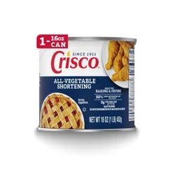 Crisco All-Vegetable Shortening, Gluten-Free, 16 oz