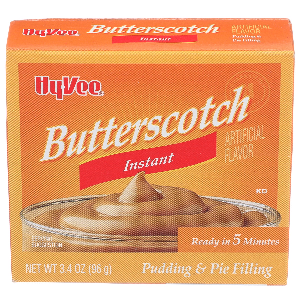 slide 1 of 8, Hy-vee Butterscotch Instant Pudding & Pie Filling, 3.4 oz