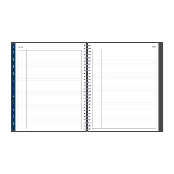 slide 7 of 7, Blue Sky 2026 Blue Sky Monthly Planner, 8"" x 10"", Passages/Charcoal Metallic, January To December, 100011, 1 ct