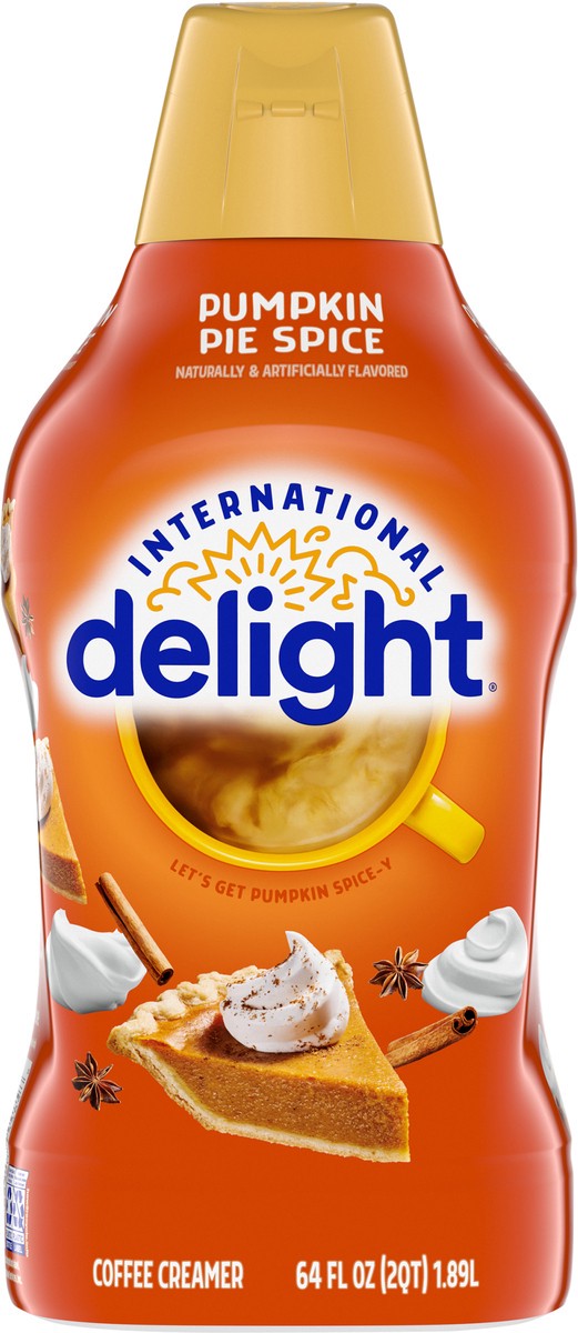slide 3 of 9, International Delight Pumpkin Pie Spice Coffee Creamer\, 64 oz., 64 fl oz