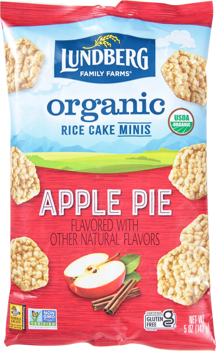 slide 8 of 12, Lundberg Minis Organic Apple Pie Rice Cake 5 oz, 5 oz