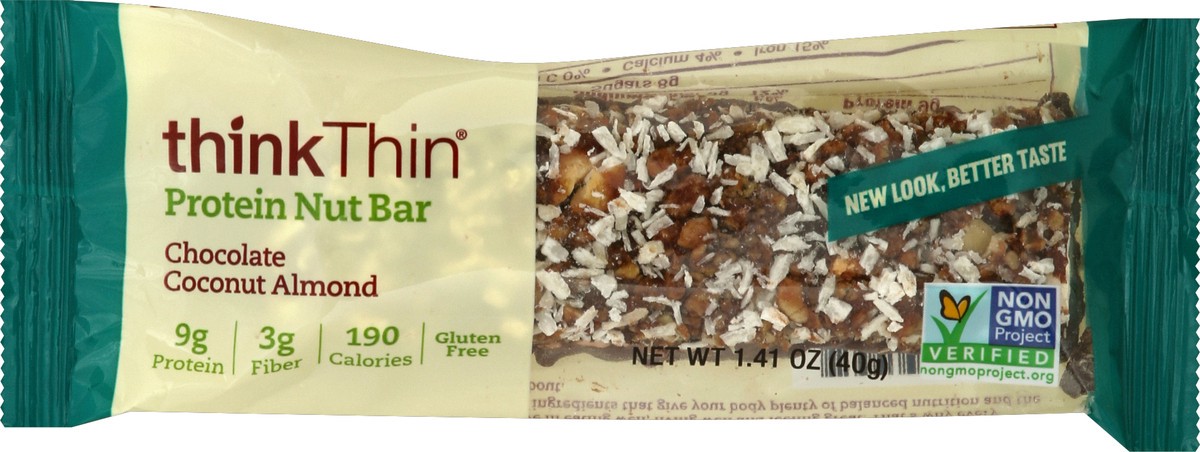 slide 1 of 5, thinkThin Protein Nut Bar 1.41 oz, 1.41 oz