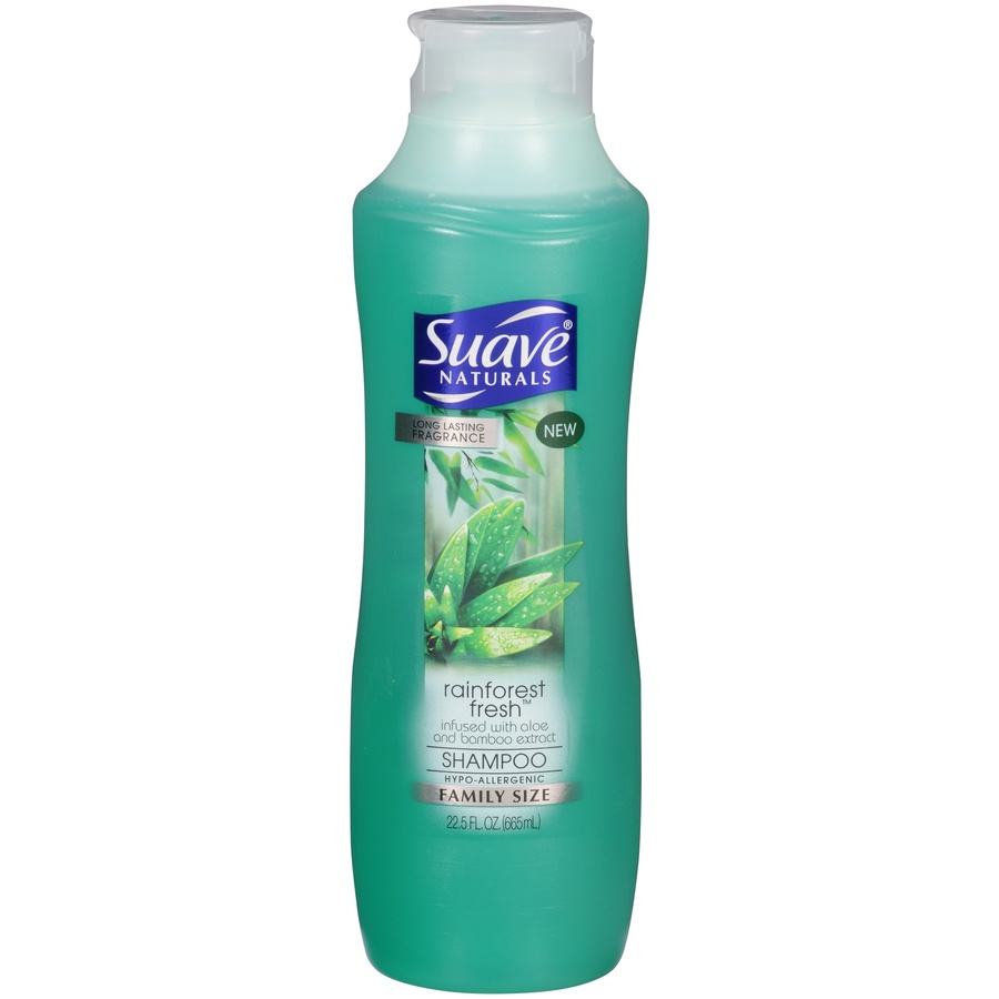 slide 1 of 1, Suave Shampoo Rainforest Fresh, 22.5 oz