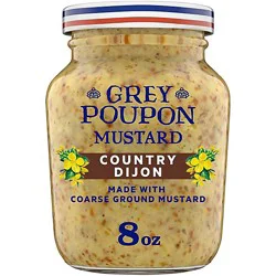 Grey Poupon Country Dijon Coarse Ground Mustard Jar - 8 Oz