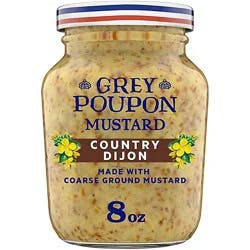 Grey Pouponry Dijon Coarse Ground Mustard - 8 Oz