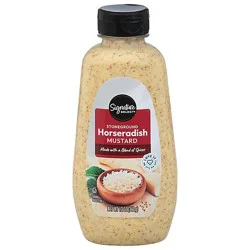 Signature Select Mustard Horseradish Stone Ground Bottle - 12 Oz