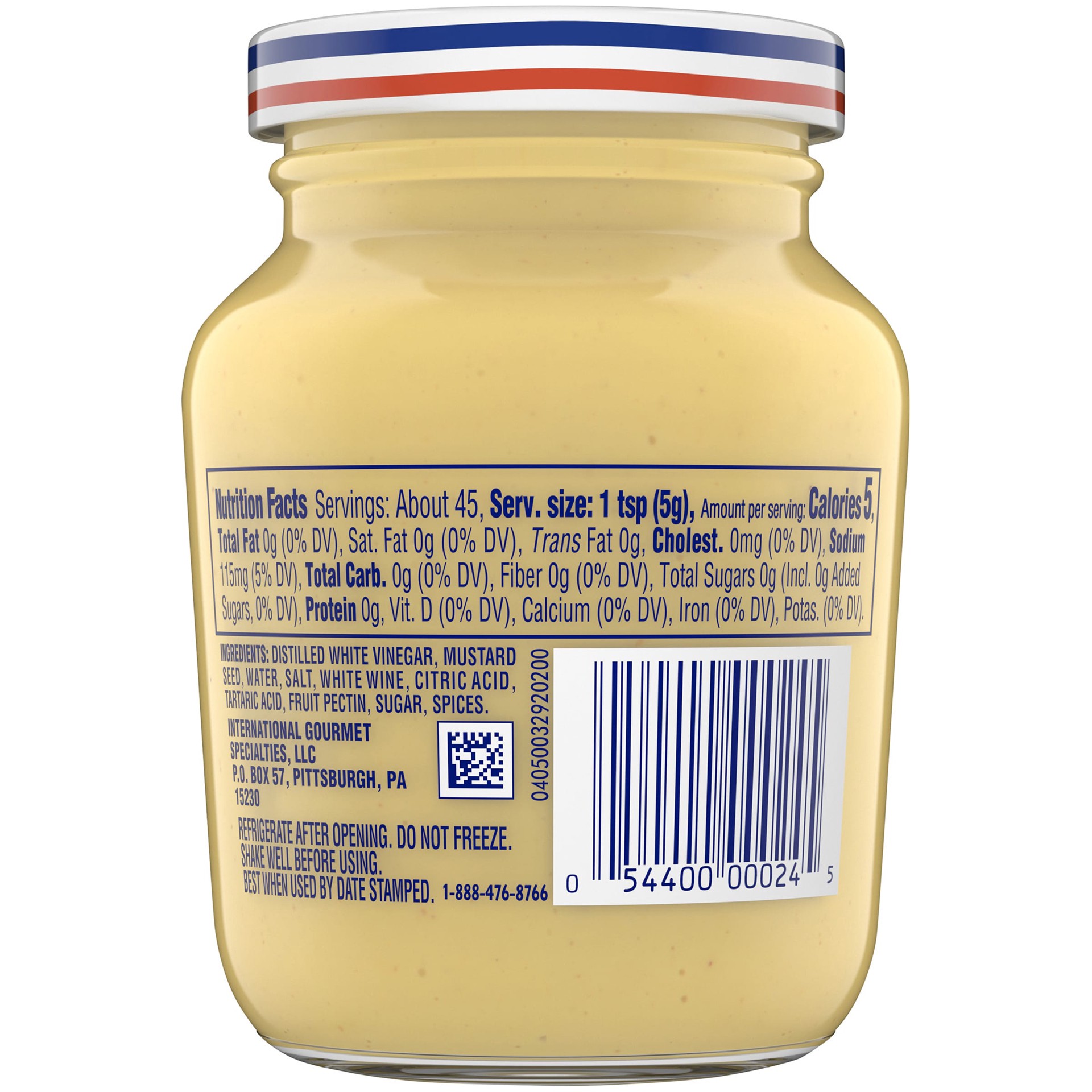 slide 5 of 8, Grey Poupon Dijon Mustard - 8 Oz, 8 oz
