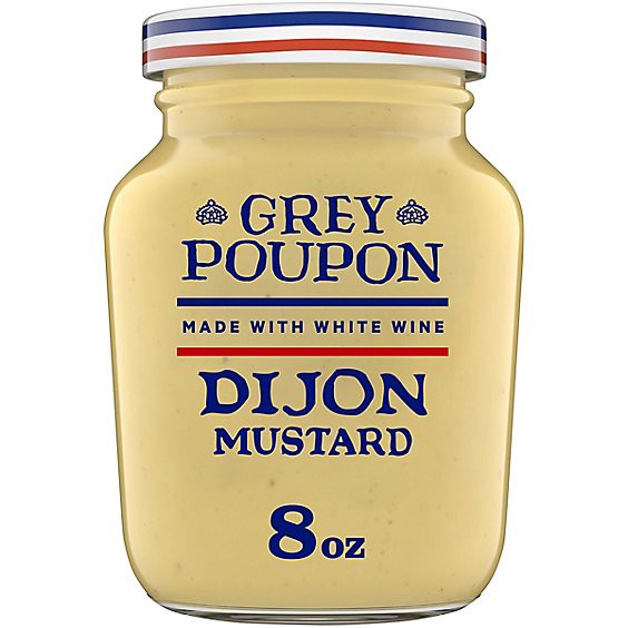 slide 1 of 1, Grey Poupon Dijon Mustard Jar - 8 Oz, 8 oz