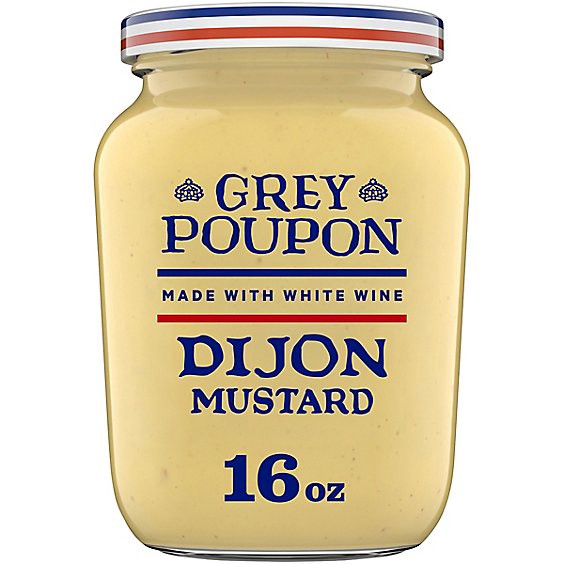 slide 1 of 1, Grey Poupon Dijon Mustard Jar - 16 Oz, 16 oz