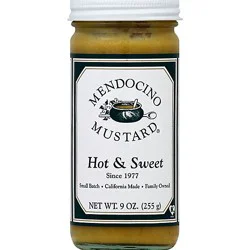 Mendocino Mustard Hot & Sweet - 9 Oz