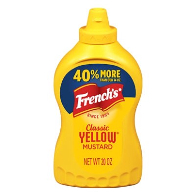 slide 1 of 8, French's Classic Yellow Mustard - 20 Oz, 20 oz