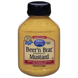 Silver Spring Mustard Beer N Brat Horseradish - 9.5 Oz