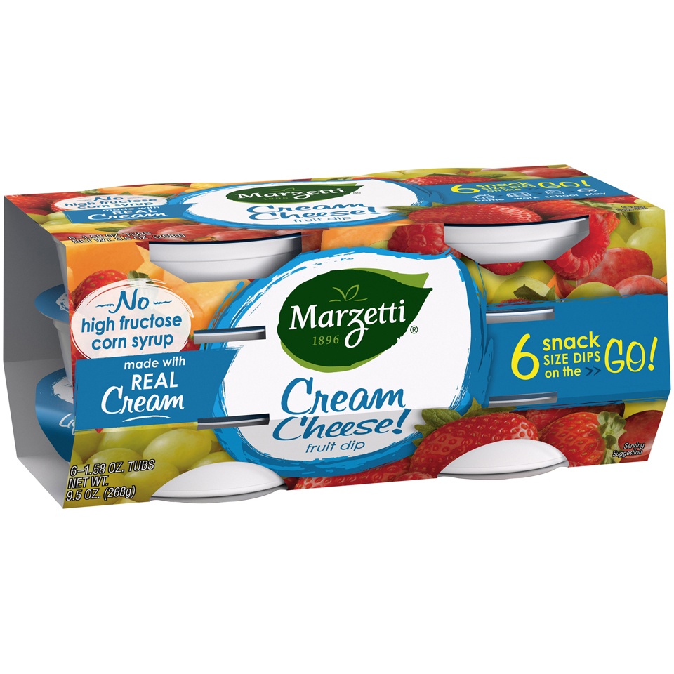 slide 2 of 8, Marzetti Cream Cheese Fruit Dip, 6 ct, 1.5 oz, 6 ct, 1.5 oz; 1.5 oz; 1.5 oz; 1.5 oz; 1.5 oz; 1.5 oz