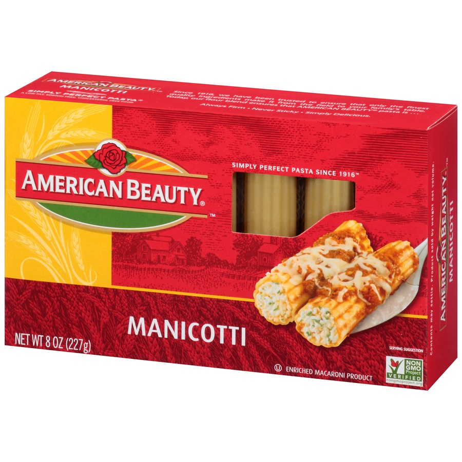 slide 2 of 8, American Beauty Manicotti, 8 oz