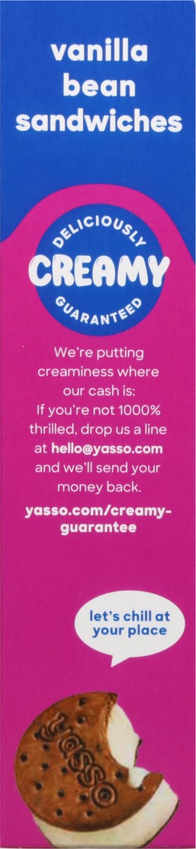 slide 10 of 12, Yasso Greek Yogurt Sandwiches, Vanilla Bean, 3 ct
