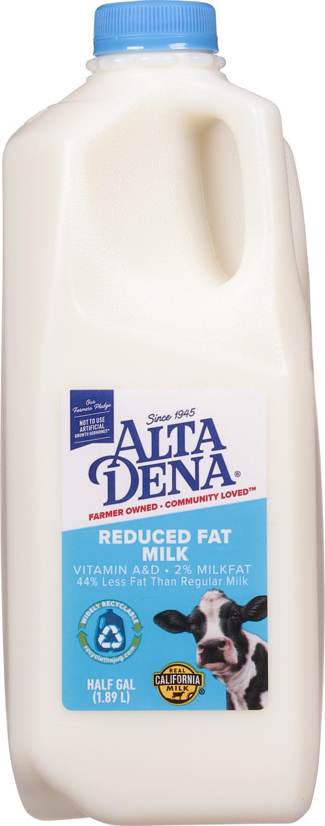 slide 5 of 9, Alta Dena 2% Milk with Vitamin A and Vitamin D, Reduced Fat Milk Half Gallon - 1 Jug, 1/2 gal