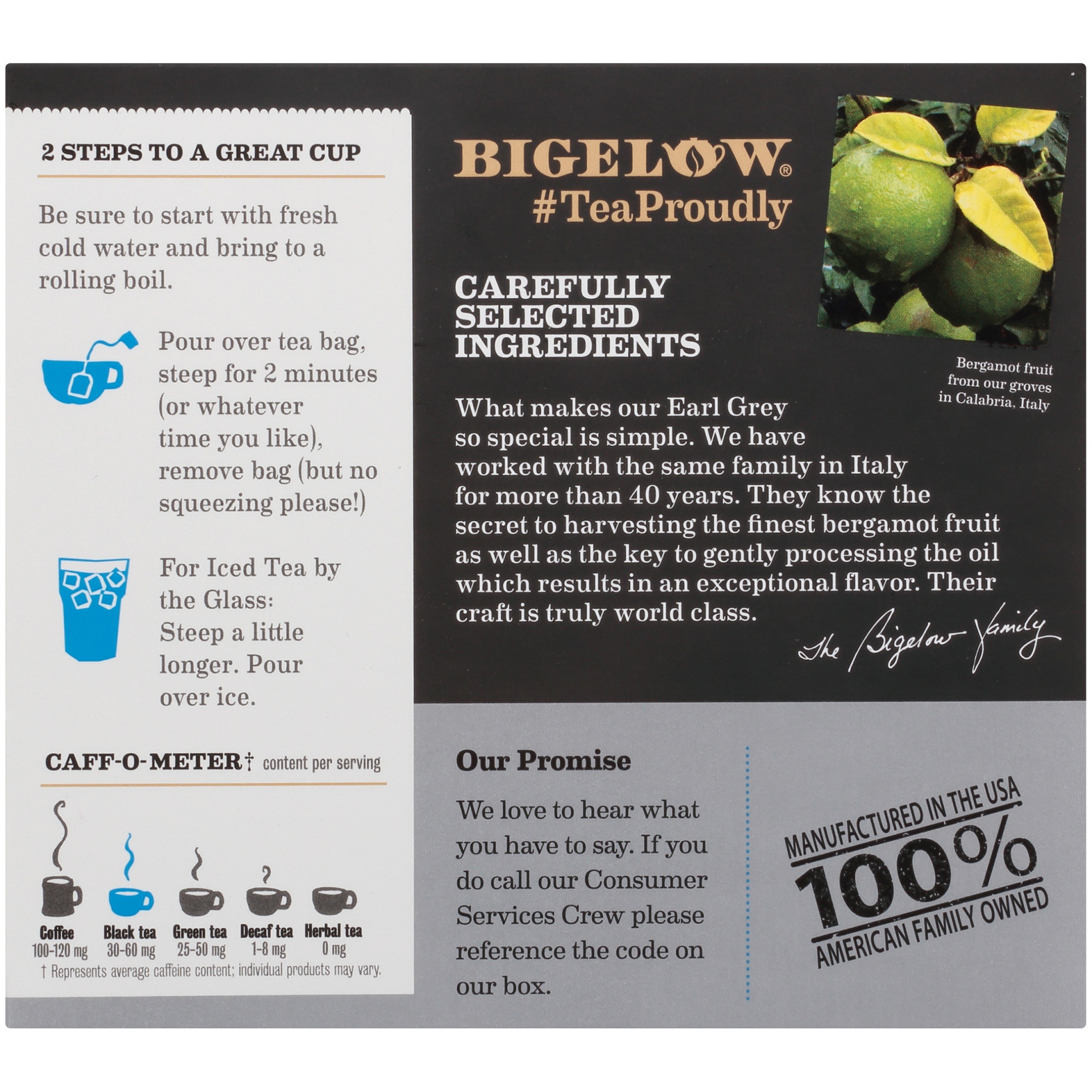slide 6 of 7, Bigelow Earl Gray Tea, 40 ct