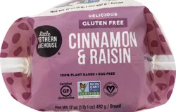 Little Northern Bakehouse Gluten Free Cinnamon & Raisin Bread 17 oz