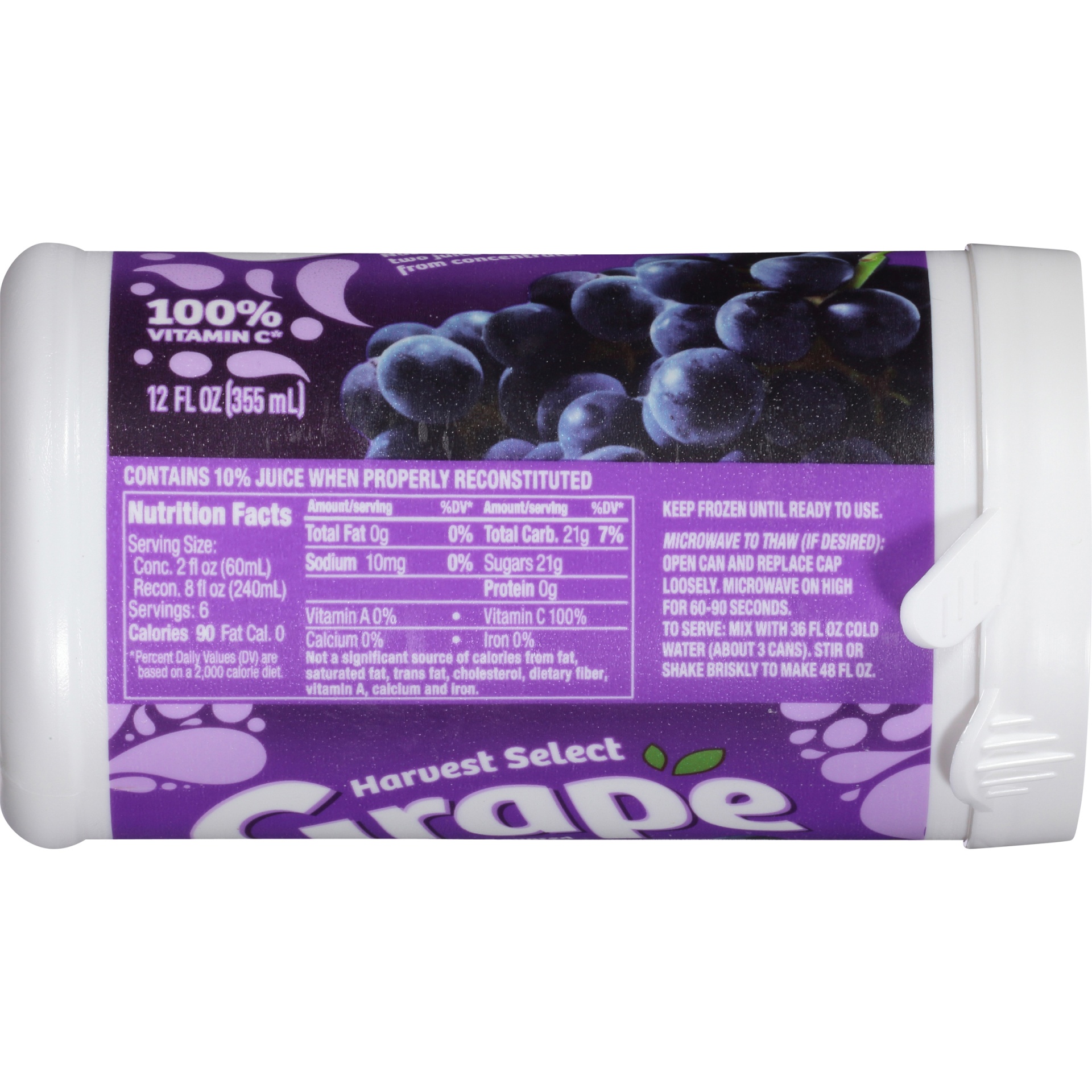 slide 7 of 8, Harvest Select Grape Juice Drink Concentrate - 12 fl oz, 12 fl oz