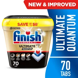 Finish Ultimate Quantum Dishwasher Detergent, 70ct