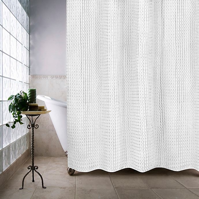slide 1 of 1, Haven Escondido Shower Curtain - White, 72 in x 84 in