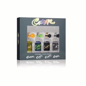 slide 1 of 1, Curve For Men Fragrance 4 Piece Gift Set, 0.5 oz