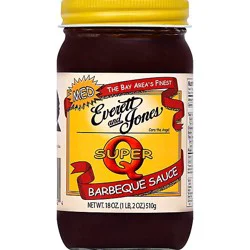 Everett And Jones Sauce Barbecue Super Q Med - 18 Oz