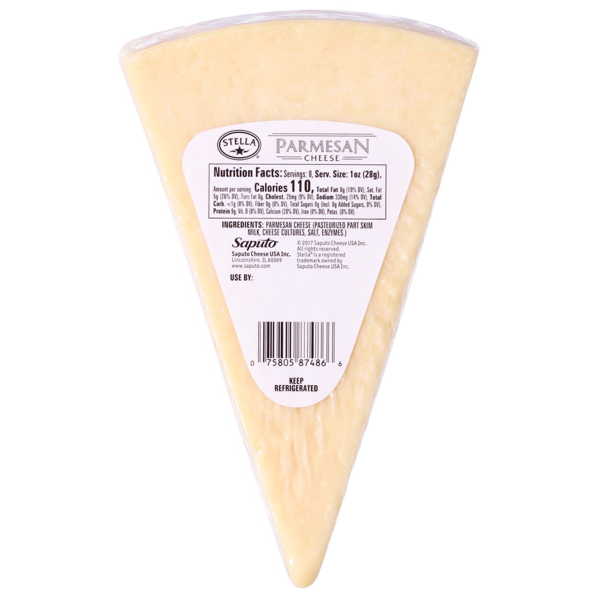 slide 9 of 12, Stella Parmesan Cheese 8 oz, 8 oz